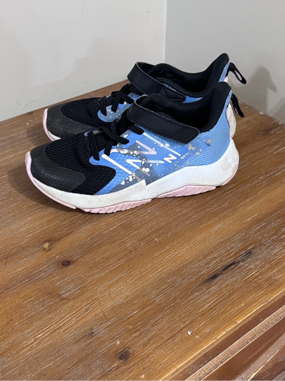 New Balance Kids Sneakers - Blue, Black & Pink
